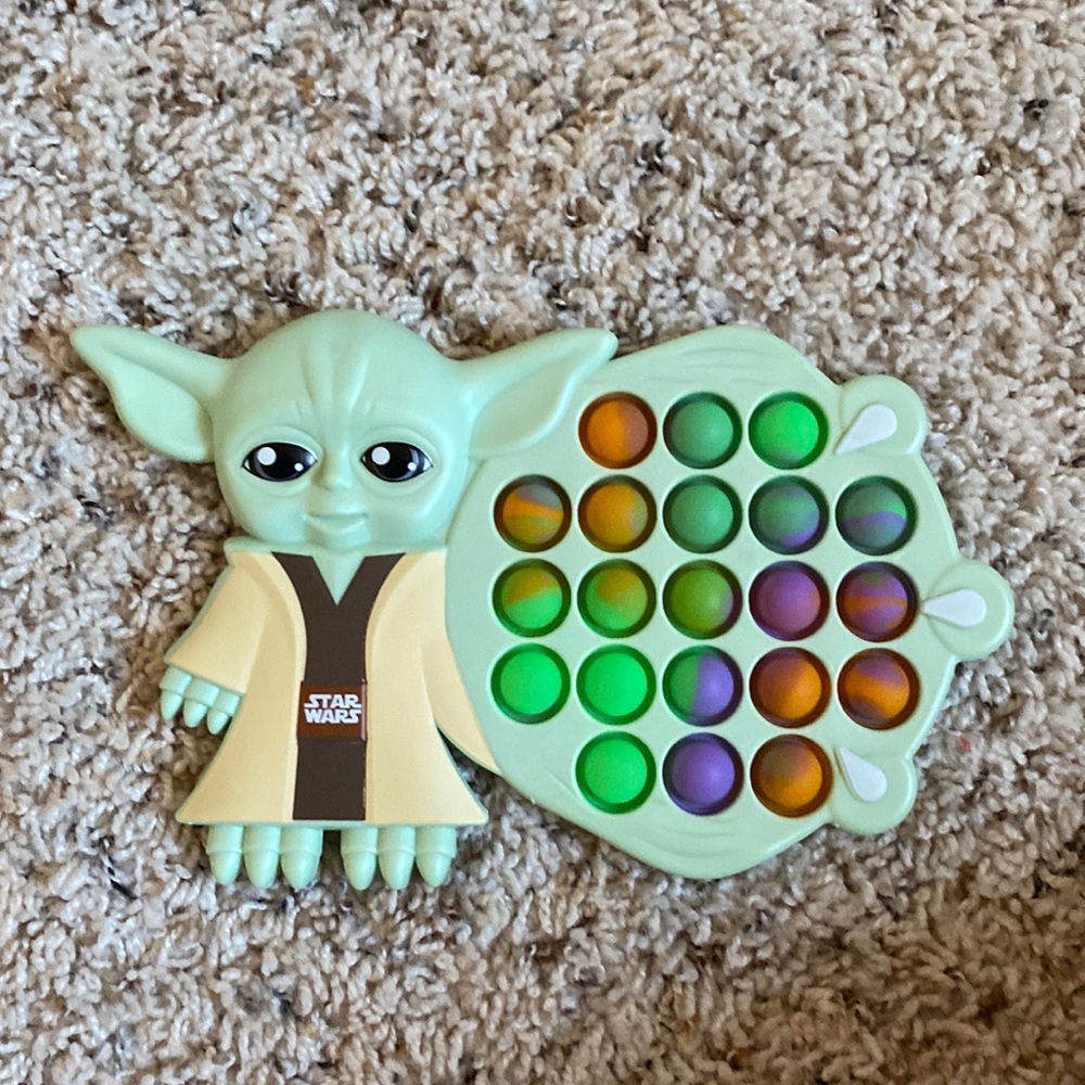 Baby yoda fidget toy